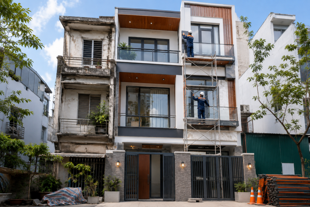 Dịch vụ cải tạo nhà tại Thanh Hóa