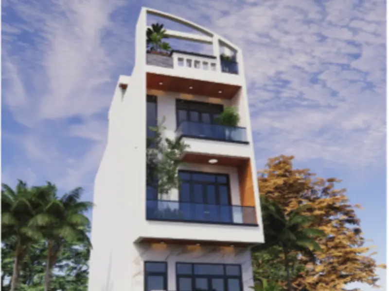 Mẫu nhà phố tại KĐT Núi Long do Ngọc Linh thiết kế