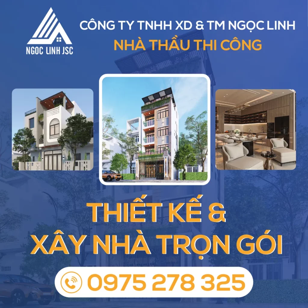Banner Xây Dựng Ngọc Linh – thiết kế và xây nhà trọn gói Thanh Hóa