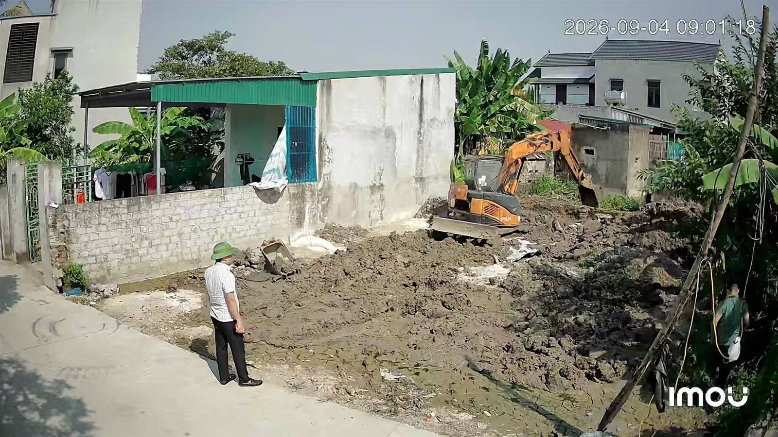 Đào móng nhà ở tại Thanh Hóa