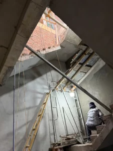 Lắp đặt thang máy biệt thự liền kề 4 tầng mái Mansard tại Riverside Thanh Hóa