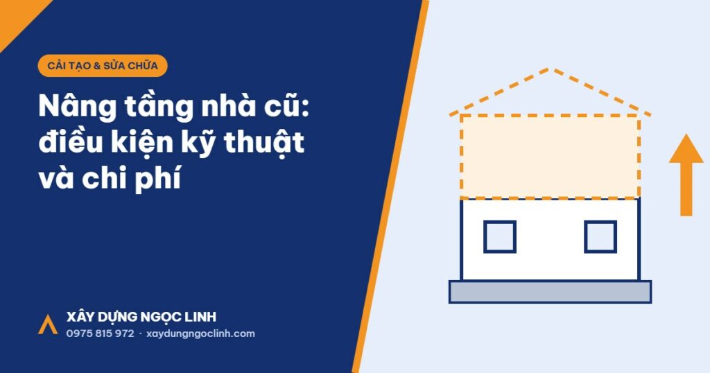Nâng tầng nhà cũ tại Thanh Hóa