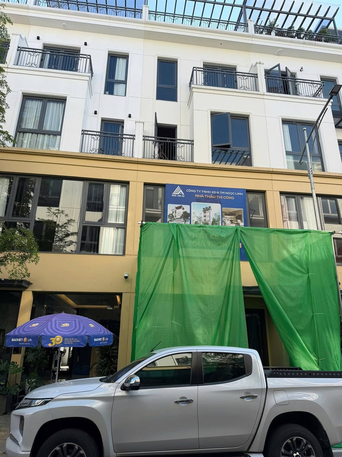 Nhà liền kề khu đô thị tại Thanh Hóa đang thi công